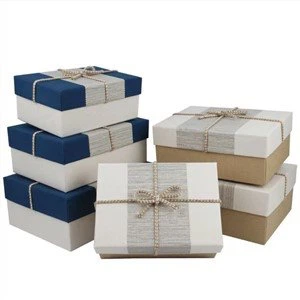 Caja de regalo de envasado de alimentos con asa